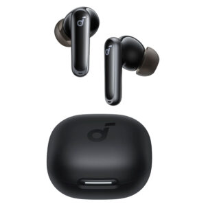 هدفون بلوتوثی انکر مدل Soundcore P40i با نویز کنسلینگ فعال (ANC)، نویز کنسلینگ (ENC)، درگاه شارژ USB Type-C، دارای 6 میکروفون داخلی با بهره‌گیری از هوش مصنوعی، پشتیبانی از فرمان لمسی، مقاوم در برابر آب