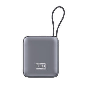 پاوربانک 22.5 وات تی سی اچ مدل Mini 1020 ظرفیت 10000 میلی‌آمپرساعت به همراه کابل تبدیل USB-C به لایتنینگ